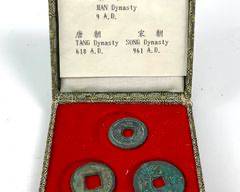 Ancient Han, Tang, & Song Dynasty Chinese Cash Coin Collection
