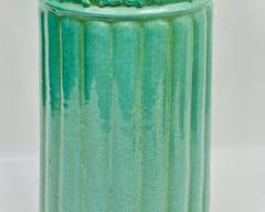 20" High Weller Glazed Art Pottery Tall American Art Pottery Umbrella Stand Unsigned
