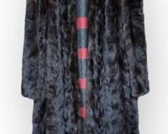 CHARLES HARRISBURG Real Mink Coat, Monogrammed, Tag Sown in Upside Down.
