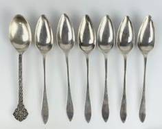 58 Grams Fine Sterling Silver Dematisse Spoons
