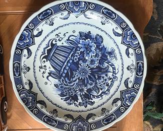 Nice Large 12 inch Boch Delfts Platter