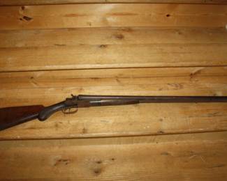 Late 1800's? Remington Model 3? Side By Side Double Barrel 12 Gauge Shotgun Very Good Cond.