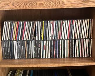 Tons of CD's, DVD's, VHS's, and cassettes!