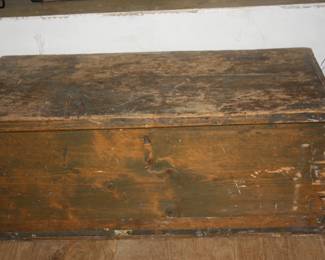 Mid 1800's wooden Chest