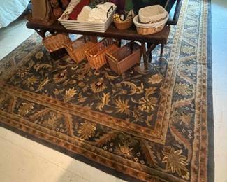 This Beautiful Wool Rug made in India measures 9'6" x 13'6"