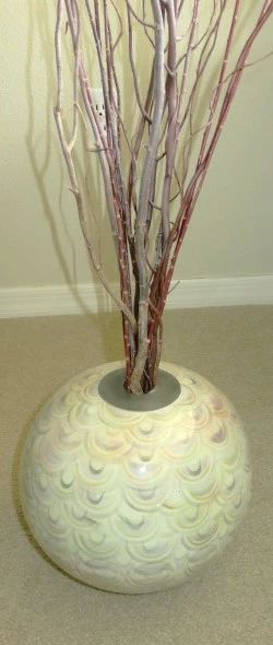 Signed Pottery Twig Vase