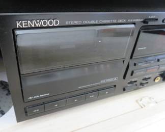Kenwood Stereo Double Cassette Deck KX-W8040