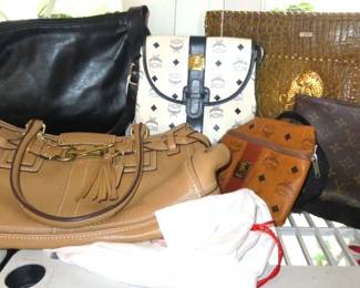 Coach, MCM, Louis Vuitton Monogram Accessories Brown Pouch Bag