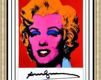 Andy Warhol Mixed Media, Marilyn