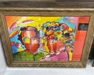Peter Max mixed medias