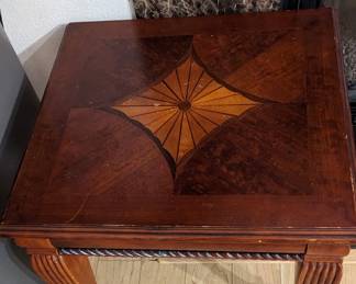ESTATE INLAID SIDE TABLE