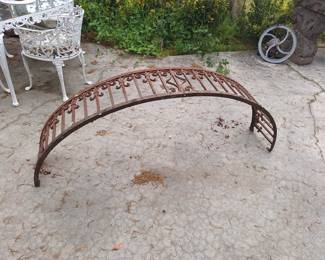 Victorian Spanish Revival Wrought Gallery Fence Rail