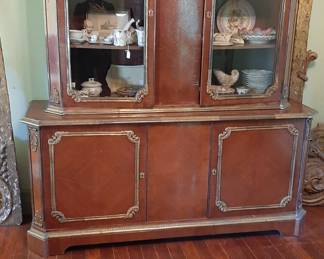 French Cabinet w/ Marquetry and Boulle