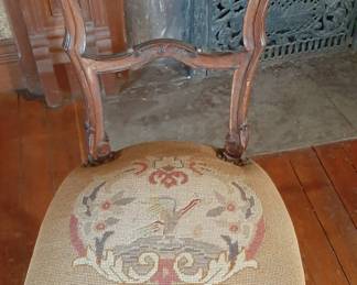 French Chair w/ Pettipoint