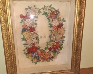 Victorian Yarn Wreath