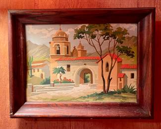 Spanish Style Mission Paint by Number 