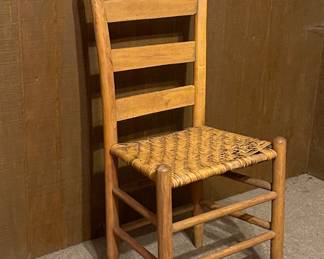 Vintage Woven Seat Chair