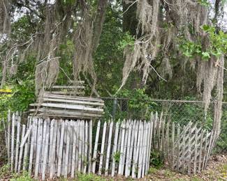 Rolls of Old Picket Fencing