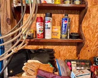 Oil, Chemicals, Gloves, Roping Rope