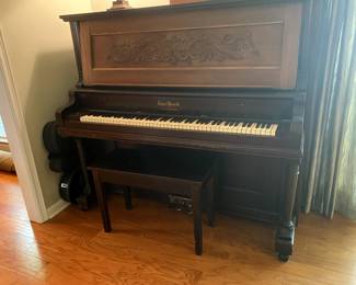 Antique Upright Grand Piano in tune and in good condition