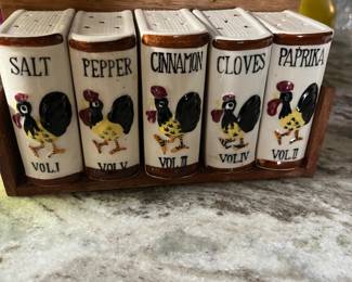 vintage spice canisters