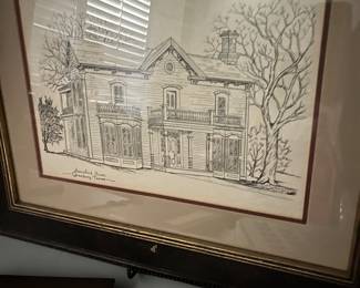 Hannaford House drawing