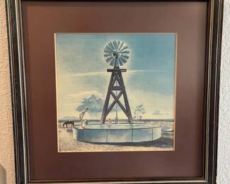 windmill painting