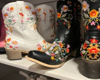 painted cowgirl boots