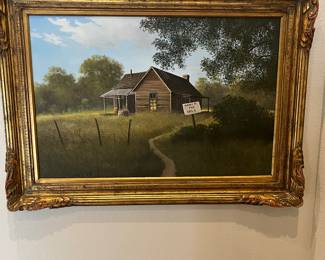 Charles Summey farmhouse artwork oil painting 