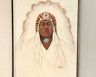 Native American chief portrait