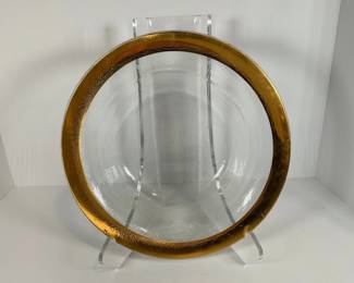 Art Glass Bowl - Signed