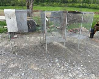 3 LARGE BIRD CAGES