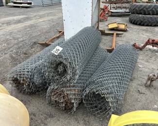 LOT OF CHAIN LINK FENCE