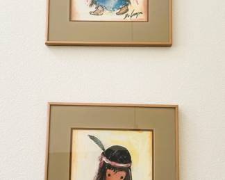 Native American Prints, Characters by DeGrazia