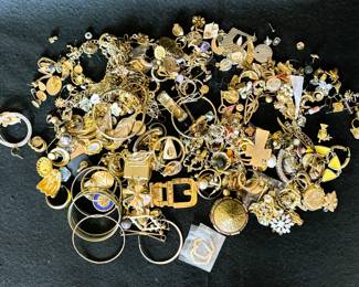 Assorted Jewelry Lot - Mixed Collection of Necklaces, Bracelets, Rings, Charms, and More