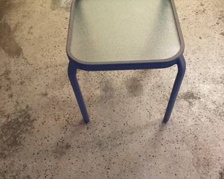 Outside Glass Side Table 