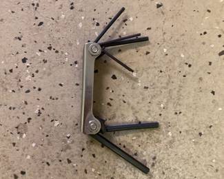 Ekind USA 21151 6pc Folding Metric Hex Allen Key Set