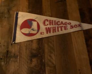1969 Chicago White Sox Comiskey 12x29 Vintage Pennant