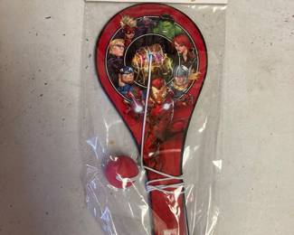 Marvel Avengers Paddle Ball Heroes Red & Black 