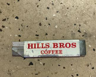 "RARE" Vintage Hills Bros Coffee Box Cutter