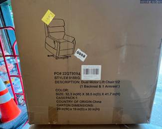 Family accidentally double ordered some recliners… after getting busy and giving up fighting to return and re ship them they told us to just sell them… we have 2… both brand new in the package and the family paid $500 & $750 for them… our prices are way less… literally new chairs for super savings!