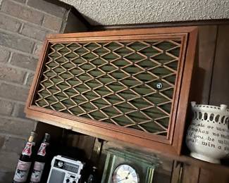 Here’s a full pic of one of the vintage speakers… yes we have a pair
