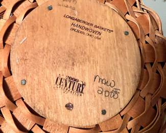 You guessed it.. Longaberger ; there are several throughout the house.. not all are photoed