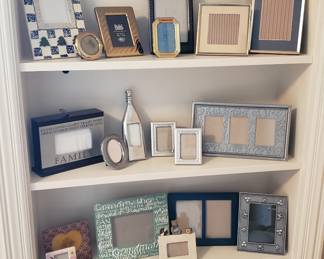 Picture frames.