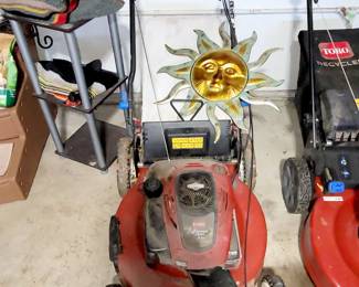 Toro front wheel drive 22" recycler lawn mower. Works!