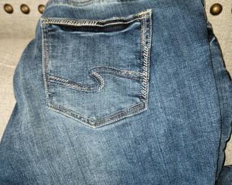 Women's Silver jeans size 18