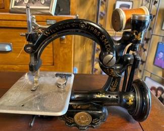 Antique Willcox Gibbs sewing machine