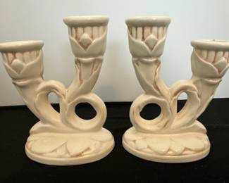 Pair of double candle holders