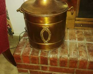 Brass Coal Tinder Box