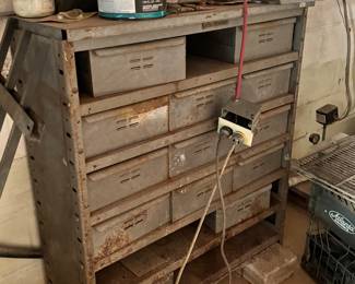 Metal screws and other cabinet 